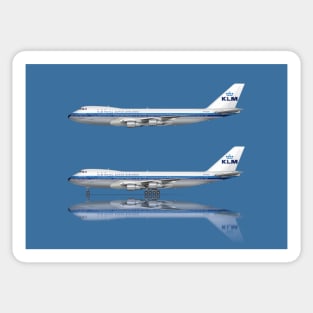 KLM 747-200 Sticker